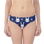 Cute Bunny Pattern, Easter, Koteto Hipster Bikini Bottoms