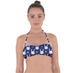 Cute Bunny Pattern, Easter, Koteto Tie Back Bikini Top