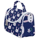 Cute Bunny Pattern, Easter, Koteto Satchel Handbag