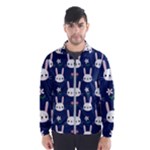 Cute Bunny Pattern, Easter, Koteto Men s Windbreaker