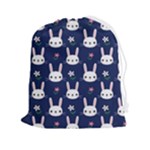 Cute Bunny Pattern, Easter, Koteto Drawstring Pouch (2XL)