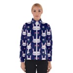 Cute Bunny Pattern, Easter, Koteto Women s Bomber Jacket