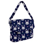 Cute Bunny Pattern, Easter, Koteto Buckle Messenger Bag