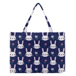 Cute Bunny Pattern, Easter, Koteto Medium Tote Bag