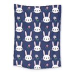 Cute Bunny Pattern, Easter, Koteto Medium Tapestry