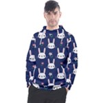 Cute Bunny Pattern, Easter, Koteto Men s Pullover Hoodie