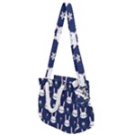 Cute Bunny Pattern, Easter, Koteto Rope Handles Shoulder Strap Bag