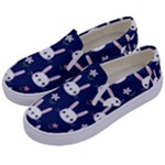 Cute Bunny Pattern, Easter, Koteto Kids  Canvas Slip Ons