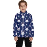 Cute Bunny Pattern, Easter, Koteto Kids  High Neck Windbreaker