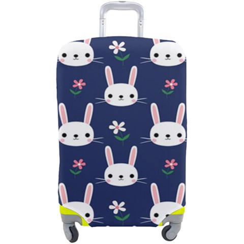 Cute Bunny Pattern, Easter, Koteto Luggage Cover (Large) from ArtsNow.com