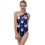 Cute Bunny Pattern, Easter, Koteto To One Side Swimsuit