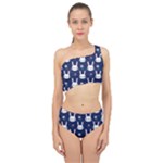 Cute Bunny Pattern, Easter, Koteto Spliced Up Two Piece Swimsuit