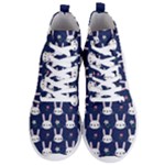 Cute Bunny Pattern, Easter, Koteto Men s Lightweight High Top Sneakers