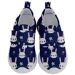 Cute Bunny Pattern, Easter, Koteto Kids  Velcro No Lace Shoes