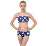 Cute Bunny Pattern, Easter, Koteto Layered Top Bikini Set