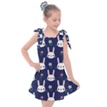 Cute Bunny Pattern, Easter, Koteto Kids  Tie Up Tunic Dress