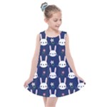 Cute Bunny Pattern, Easter, Koteto Kids  Summer Dress