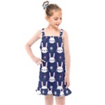 Cute Bunny Pattern, Easter, Koteto Kids  Overall Dress