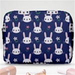 Cute Bunny Pattern, Easter, Koteto Make Up Pouch (Large)