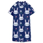 Cute Bunny Pattern, Easter, Koteto Kids  Boyleg Half Suit Swimwear