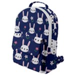 Cute Bunny Pattern, Easter, Koteto Flap Pocket Backpack (Small)