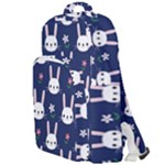 Cute Bunny Pattern, Easter, Koteto Double Compartment Backpack