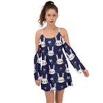 Cute Bunny Pattern, Easter, Koteto Boho Dress