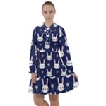 Cute Bunny Pattern, Easter, Koteto All Frills Dress