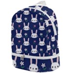 Cute Bunny Pattern, Easter, Koteto Zip Bottom Backpack