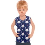 Cute Bunny Pattern, Easter, Koteto Kids  Sport Tank Top