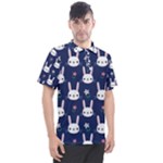 Cute Bunny Pattern, Easter, Koteto Men s Polo T-Shirt