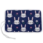 Cute Bunny Pattern, Easter, Koteto Pen Storage Case (M)