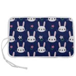 Cute Bunny Pattern, Easter, Koteto Pen Storage Case (L)