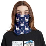 Cute Bunny Pattern, Easter, Koteto Face Covering Bandana (Two Sides)