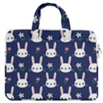 Cute Bunny Pattern, Easter, Koteto MacBook Pro 15  Double Pocket Laptop Bag 