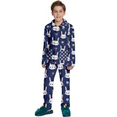 Kids  Long Sleeve Velvet Pajamas Set 