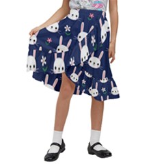 Kids  Ruffle Flared Wrap Midi Skirt 