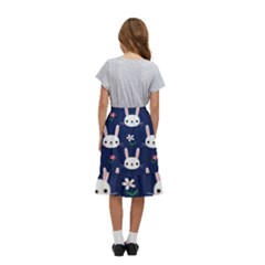 Kids  Ruffle Flared Wrap Midi Skirt 