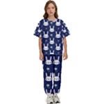 Cute Bunny Pattern, Easter, Koteto Kids  T-Shirt and Pants Sports Set