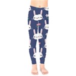 Cute Bunny Pattern, Easter, Koteto Kids  Classic Winter Leggings