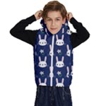 Cute Bunny Pattern, Easter, Koteto Kids  Stylish Hooded Puffer Vest