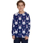 Cute Bunny Pattern, Easter, Koteto Kids  Crewneck Sweatshirt