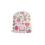 Cute Easter Bunny, Koteto, Animal, Baby Drawstring Pouch (Small)