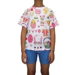 Kids  Short Sleeve Swimwear 