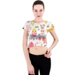 Cute Easter Bunny, Koteto, Animal, Baby Crew Neck Crop Top