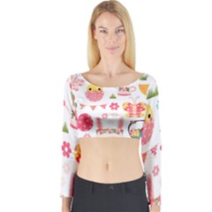 Long Sleeve Crop Top 