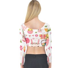 Long Sleeve Crop Top 