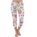 Cute Easter Bunny, Koteto, Animal, Baby Capri Winter Leggings 