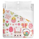 Cute Easter Bunny, Koteto, Animal, Baby Duvet Cover (Queen Size)