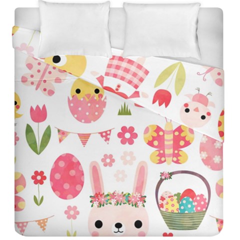 Cute Easter Bunny, Koteto, Animal, Baby Duvet Cover Double Side (King Size) from ArtsNow.com